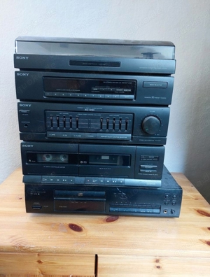 Sony Compact HiFi Stereo Anlage mit Plattenspieler und CD-Player