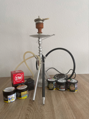 AMY DELUXE Shisha Alu Diamond (mit Zubehör)