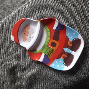 Weihnachtsteller  in Nikolausform        