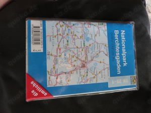 Berechtesgaden Nationalpark, Wander- und Radwege Karte,  zu verschenken Bild 2