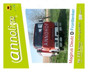 annoligno 733 Magirus Deutz Frontlenker FM 130 D7 D9 Allrad Bedienungsanleitung + Wartungsanleitung