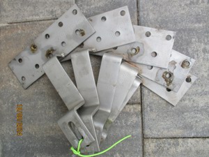 PV-Montagegestänge aus Aluminium mit Zubehör