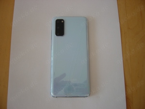 Samsung Galaxy S 20 defekt mit Displayschaden blau Bild 4