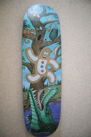 Vintage Powell Peralta Frankie Hill skateboard deck Santa Cruz Sims Vision era