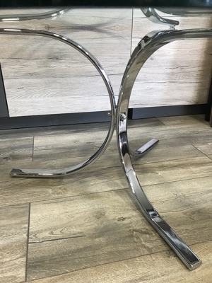 Wunderschöner edler Design Glastisch 17mm Glasplatte Couchtisch Bild 6
