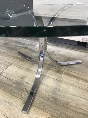 Wunderschöner edler Design Glastisch 17mm Glasplatte Couchtisch Bild 7