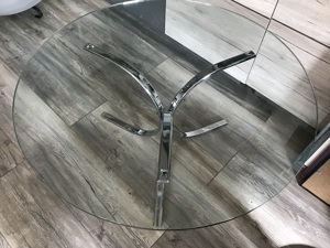 Wunderschöner edler Design Glastisch 17mm Glasplatte Couchtisch Bild 9