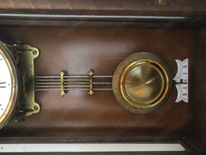 Schöne alte Gustav Becker Regulator Wanduhr Sammler Kunst Holz Vintage Bild 6