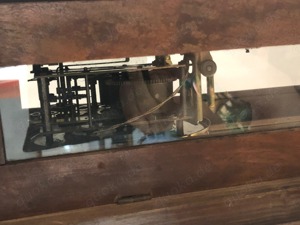 Schöne alte Gustav Becker Regulator Wanduhr Sammler Kunst Holz Vintage Bild 8