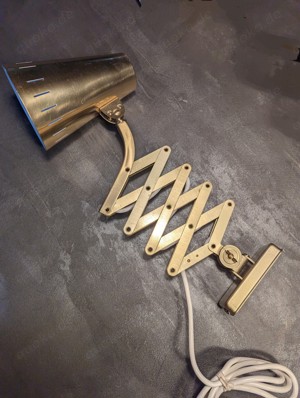 Scherenlampe Messing Pfäffle 50er 60er