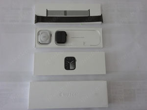 Apple Watch Series 9 45mm Edelstahlgehäuse mit Milanaise Armband - Graphit,...