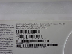 Apple Watch Series 9 45mm Edelstahlgehäuse mit Milanaise Armband - Graphit,... Bild 4