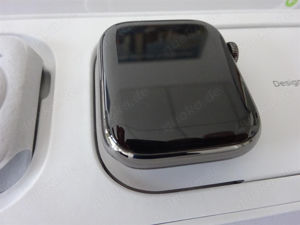 Apple Watch Series 9 45mm Edelstahlgehäuse mit Milanaise Armband - Graphit,... Bild 2