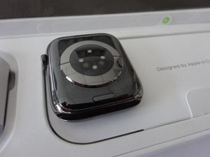 Apple Watch Series 9 45mm Edelstahlgehäuse mit Milanaise Armband - Graphit,... Bild 3