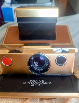 Polaroid SX-70 Land Alpha1 Gold Limited Edition Miltred Scheel