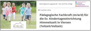 Pädagogische Fachkraft, Kinderpfleger Kita Himmelszelt (m w d)