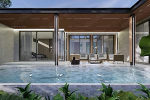 Vollständig eingerichtete Luxus Pool Villa Typ A in Salween Gardens Hua Hin, Thailand Bild 3