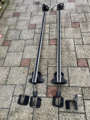 Alu Dachgrundträger für Hyundai Santa Fe mit Reling