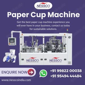 Top Quality Nessco Paper Cup Making Machine for Sale