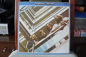 THE BEATLES LP   1967-1970, Cover mit Bild vom blauen Album,DDR-Ausgabe 1980