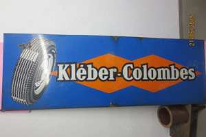 Altes Werbeschild Kleber Colombes Emaille Emailschilder Originale