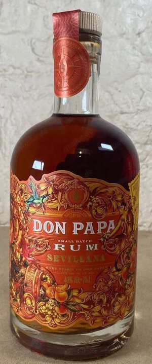 DON PAPA Sevillana Cask Rum 40 % 700ml ungeöffnet in Tube