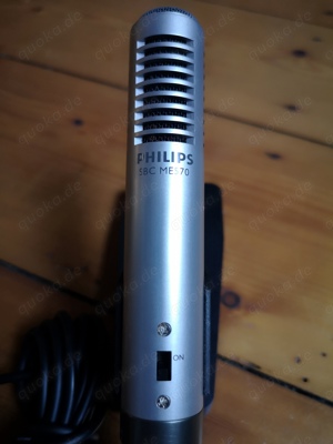 Vintage Philips Stereo Microphone SBC ME570 elektrisch Bild 5