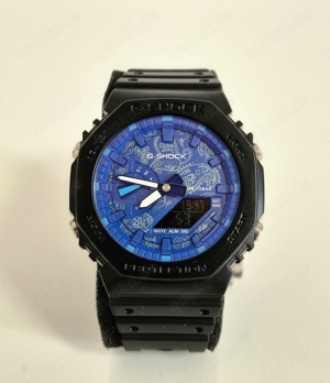 Custom Gshock Blaue Zifferblatt 