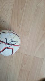 Mini Fussball von Adidas mit orginal Roy Makaay Autogramm Bild 2