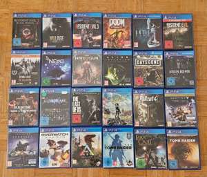 Playstation 4 Sammlung spiele