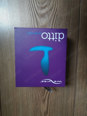 Vibrierender Analplug (We-Vibe Ditto Neu und original verpackt) Bild 2