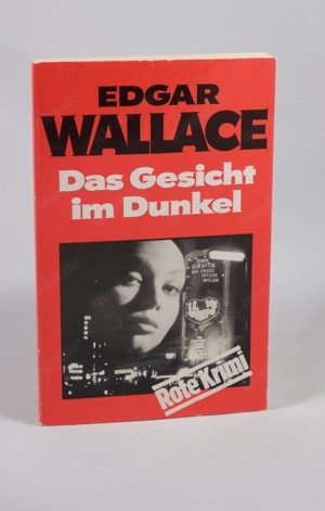 Edgar Wallace: Das Gesicht im Dunkel : TB Rote Krimi - 0,70  