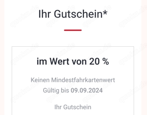 DB Deutsche Bahn Gutschein 15  & 20  ecoupon Code rabatt sparen ticket ice günstiger buchen 