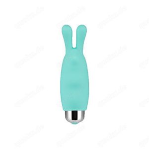 Vibrator Bunny-Bullet aus Silikon, 7,5 cm Türkis Neu unbenutzt OVP!!! Bild 2