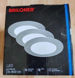 Einbauleuchte 3-Set IP44 LED