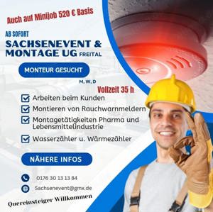 Monteure gesucht. Freital, Dresden, Sachsen