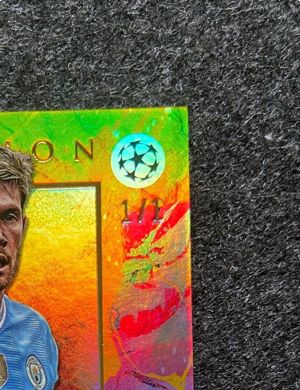 Topps inception uefa champions league 2024 first xi kevin de bruyne 1 1  Bild 3