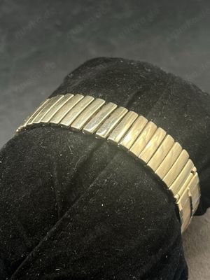 Omega Seamaster De Ville Automatic Herrenuhr Edelstahl - Elastisches Armband F2 Bild 6