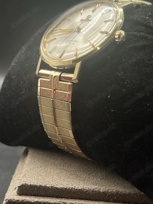 Omega Seamaster De Ville Automatic Herrenuhr Edelstahl - Elastisches Armband F2 Bild 4