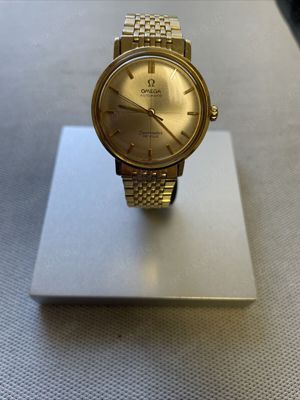 Omega Seamaster De Ville, Automatik, Stahl-vergoldet, gut erhalten