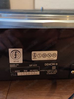 enon DP-47F Plattenspieler - Vollautomatischer High-End Turntable Bild 3