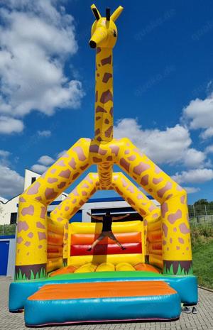 Giraffe Hüpfburg - groß Vermietung   Mieten Bild 2