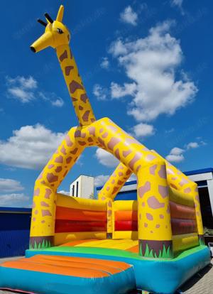Giraffe Hüpfburg - groß Vermietung   Mieten Bild 3