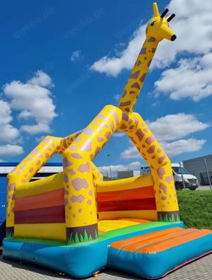 Giraffe Hüpfburg - groß Vermietung   Mieten Bild 4