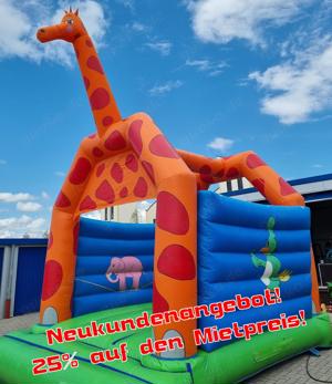 Giraffe Hüpfburg (Klein) - VERMIETUNG!   MIETEN