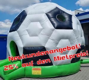 Fußball Hüpfburg 4x5m - VERMIETUNG!   MIETEN