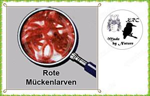 Rote Mückenlarven 45ml   1,20Euro    (26,67Euro  Liter)