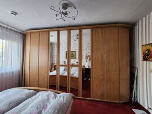 Kleiderschrank, Esche Terra, 10 Dreh-Türen, B 400 cm H 220 cm T 60 cm