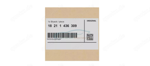 Ersatzblech BMW 18211436309 - Verbindungsträger 1er 3er X1 X3 V2A Bild 8