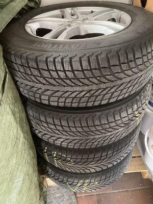 4 Michelin Winterreifen 235 65R17, 104 H, MO auf Rial Bavaro Alufelgen für Mercedes GLC, 5000 km 